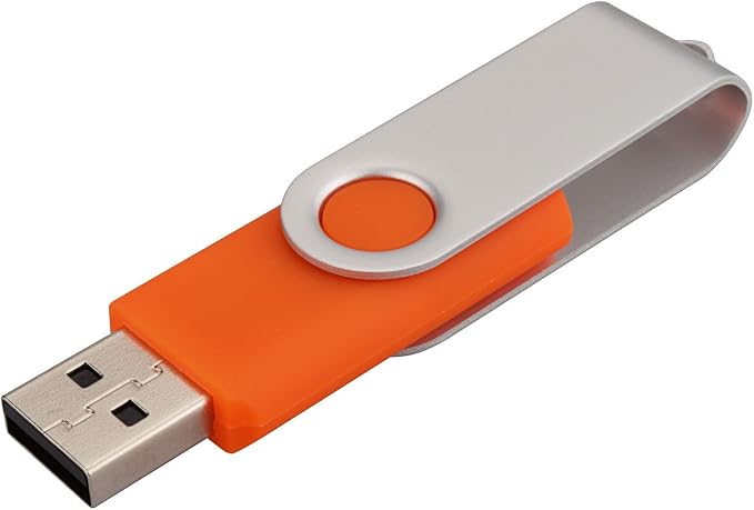 50 Pack 8GB USB Flash Drives - 50 Pack USB 2.0 Memory Sticks - Orange