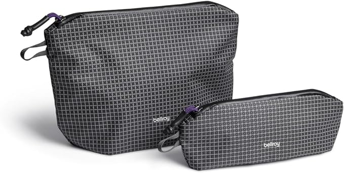 Bellroy Lite Pouch Duo (lightweight pencil case and pouch) - ArcadeGray