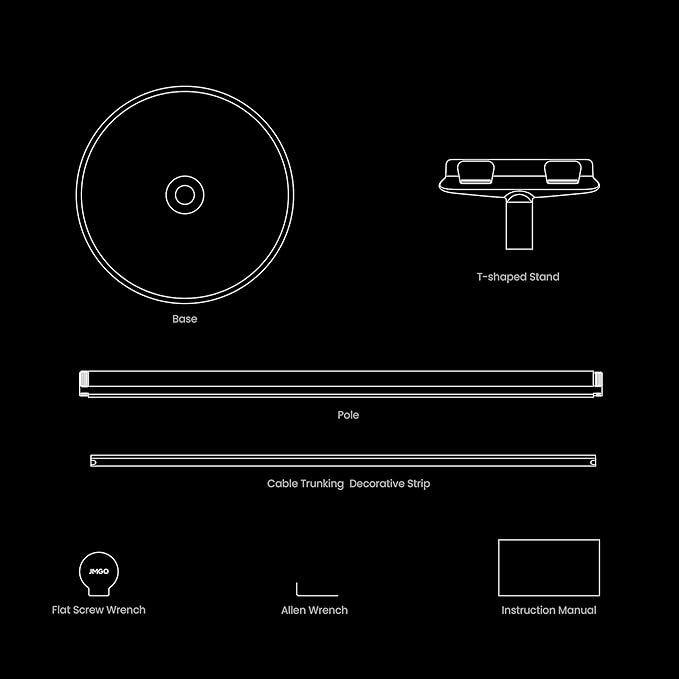 JMGO N1S Ultra 4K Triple Laser Projector with Projector Floor Stand