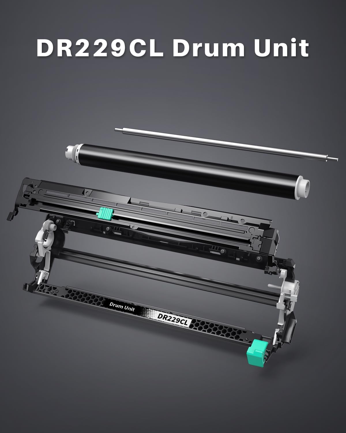 INK4U DR229CL Black Drum Unit Compatible Replacement for Brother DR-229CL DR229 Black Drum Unit for Brother HL-L3220CDW HL-L3280CDW MFC-L3720CDW MFC-L3780CDW HL-L3300CDW HL-L3295CD, 1 Black, No Toner