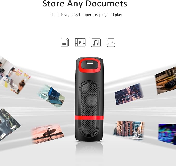 JUANWE 5 Pack 32GB USB 3.0 Flash Drive 32GB Thumb Drives High Speed USB Memory Stick USB Drive Zip Drive with LED Indicator for Data Storage