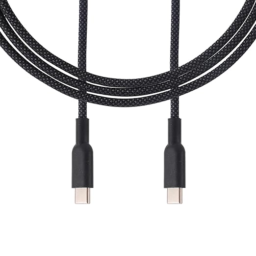 Metal Braided USB C to USB Type C Cable, 9.84FT/3M 60W PD Cat & Dog Chew Proof Charger Cord Fast Charger Cable Compatible with iPhone15/16/17 Huawei Samsung Xiaomi