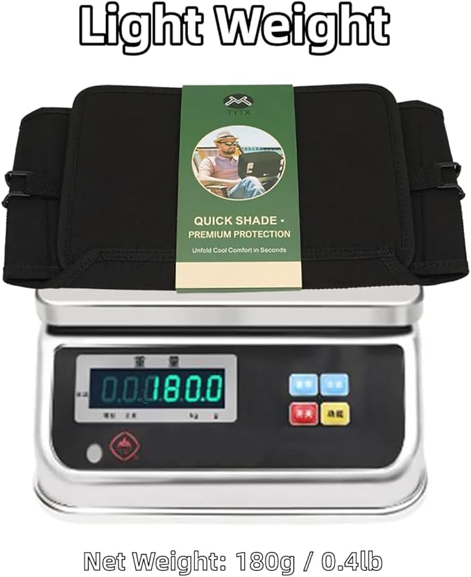 TT TYTX Laptop Sun Shade for Outdoor Work, Light Weight Computer Privacy Hood & Glare Shield, Foldable Shield Cover, M(Most 13-14" Laptop)