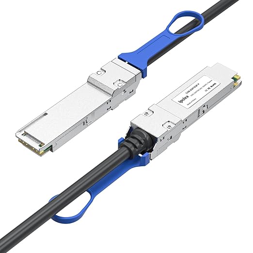 ipolex 100Gb/s QSFP28 SFP Twinax Cable, 100GBASE Direct Attach Copper Cable (DAC), for Mellanox ETH MCP1600-C003E30L, 3-Meter(10ft), Passive, for Mellanox SN2700/SN2010/SX1410 and model Support QSFP28