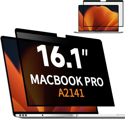 Privacy Screen for MacBook Pro 16 Inch 2019 (A2141), Removable Anti-Spy Filter for Mac Pro 16.1", Eye Protection HD Anti-Scratch