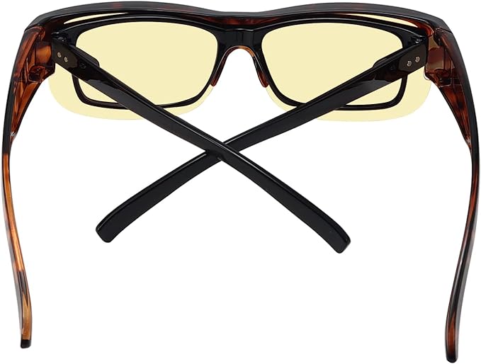 Eyekepper 30% Anti-Blue Light Blocking Computer Glasses Fit Over Readers with Transparent Lens