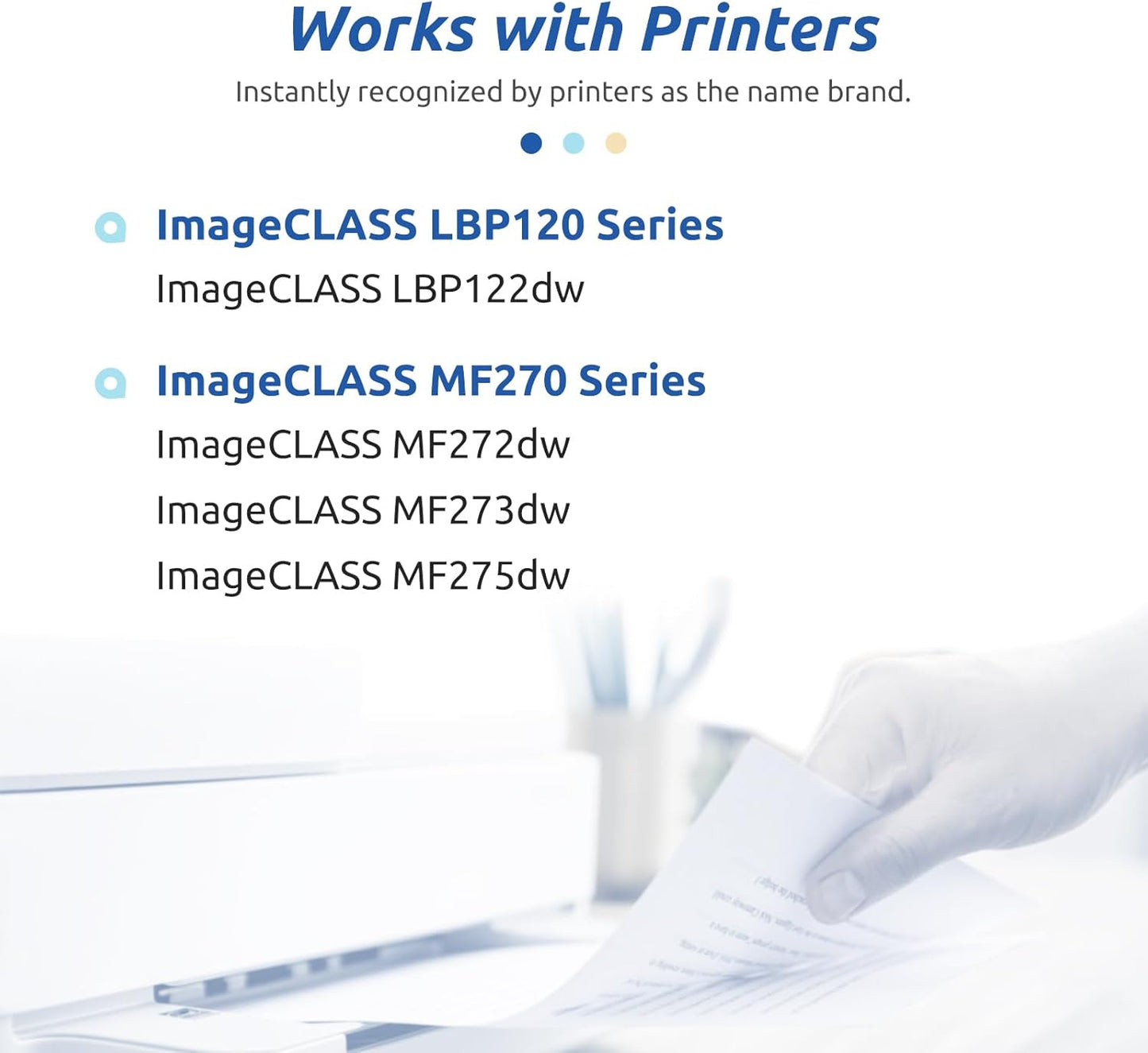 INK E-SALE 071H 071 High Capacity Toner Cartridge Replacement for Canon 071 071H Black Toner use for Canon imageCLASS LBP122dw MF273dw MF275dw MF272dw LBP120 MF270 Printer (Black,2-Pack)