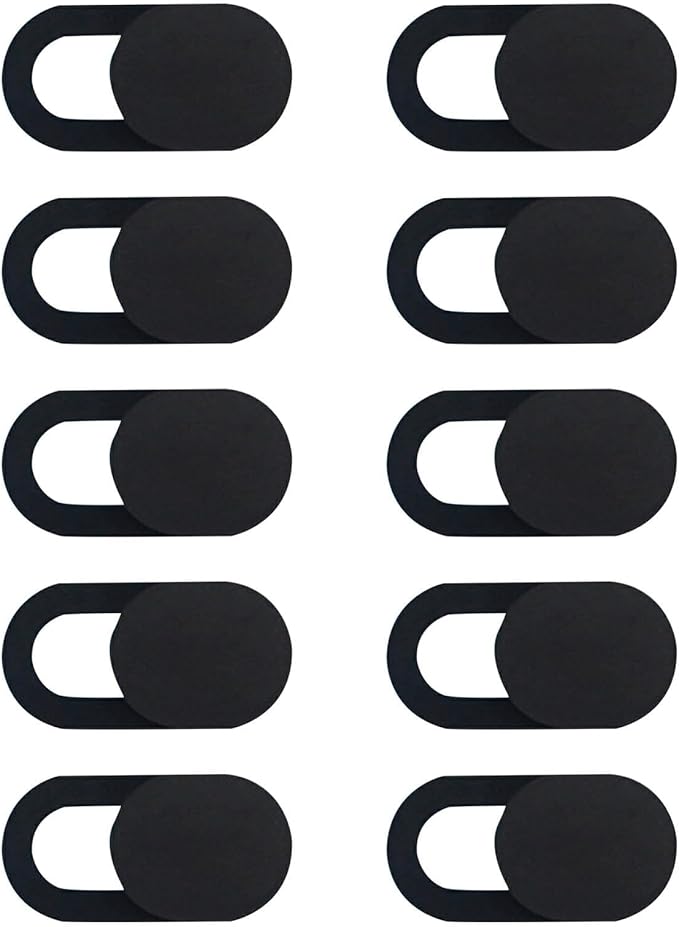 10Pcs Laptop Camera Cover Slide, Ultra-Thin Laptop Webcam Cover Slide, Computer Camera Cover, Camera Blocker For Laptops, Fits Most Laptops/PC/Tablet/Smartphone to Protect Privacy and Security