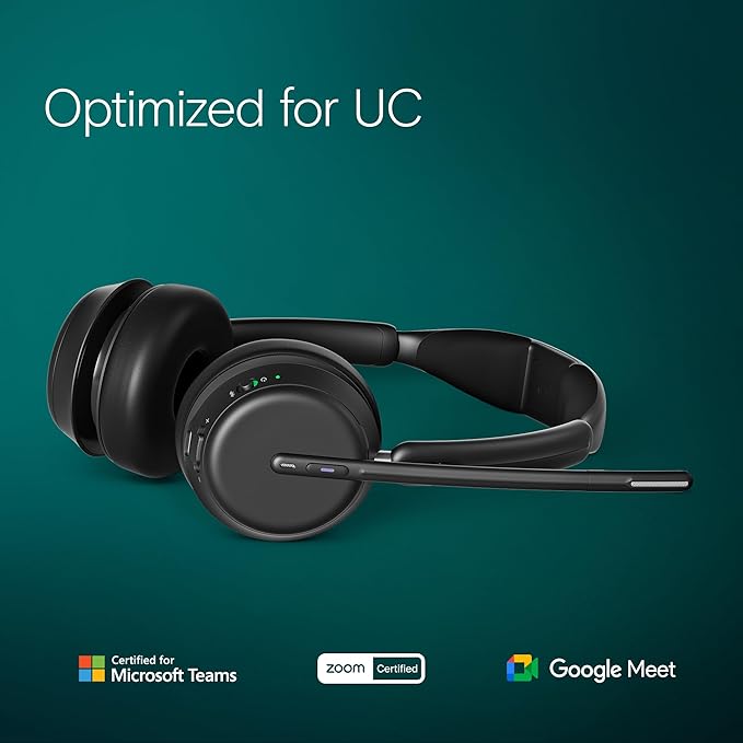 EPOS Impact 1061T - Enhanced Open Office Headset with Hybrid ANC, AI™ Microphone, and Multipoint Connectivity