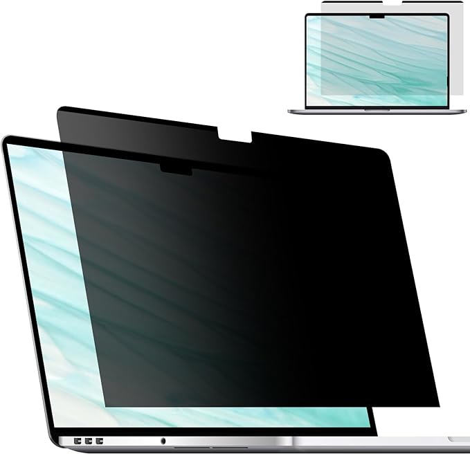 Magnetic Privacy Screen Compatible with 2019 MacBook Pro 16 Inch Screen Protector (A2141), Removable Anti Blue Light Glare & Anti Scratch Computer Privacy Shield for Mac Pro 16.1"