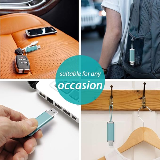 KEXIN 3 Pack 64GB Flash Drive USB Drive Thumb Drive 64 GB USB Flash Drive Jump Drive 64G Flash Drives Photo Memory Stick Pen Drive Zip Drive Pink Yellow Blue