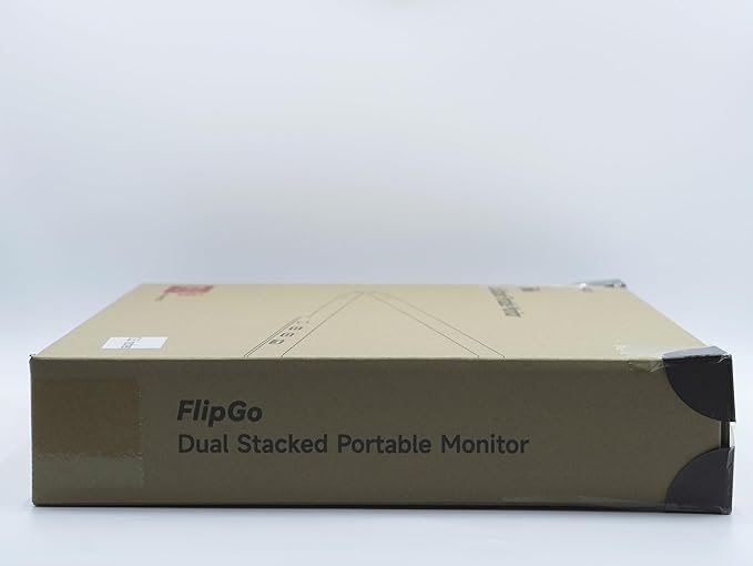 JSAUX FlipGo Pro 13.5" Dual Portable Monitors, 2.2K Triple Laptop Screen Extender, Portable IPS Dual-Screen Monitor for Laptop[for Windows/Linux/macOS] One Cable to Dual/Magnetic Design/DisplayLink