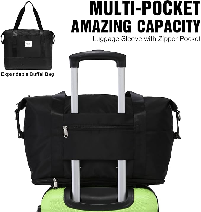 LONG VACATION Carry On Luggage 20 Inch, Luggage Sets 3 Piece with Spinner Wheels & YKK Zipper TSA Lock, ABS+PC Hardside Suitcase Lightweight Travel Luggage (APPLE GREEN, 20 Inch)