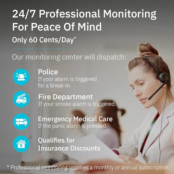 Abode 12 Piece Wireless Security System – Expandable to Protect Your Whole Home - Easy DIY Installation - Optional Professional Monitoring - Compatible with Alexa & Google Assistant