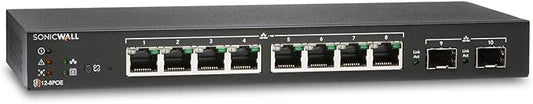 SonicWall Switch SWS12-8POE with 1YR 24x7 Dynamic Support (02-SSC-2463+02-SSC-4638)