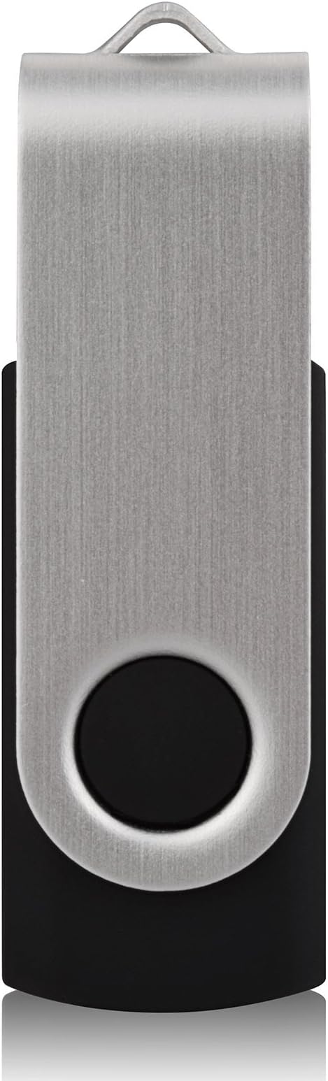 Aiibe 5pcs USB Flash Drive 4GB Pen Drive Thumb Drives USB Drive (5 Colors: Black Red Yellow White Purple)