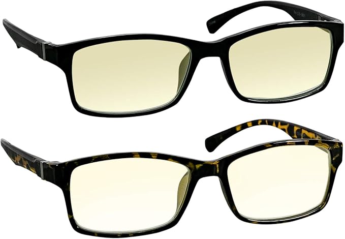 TruVision Readers - 9601 Computer Reading Glasses w Blue Light, Anti Reflective, Acrylic Lenses
