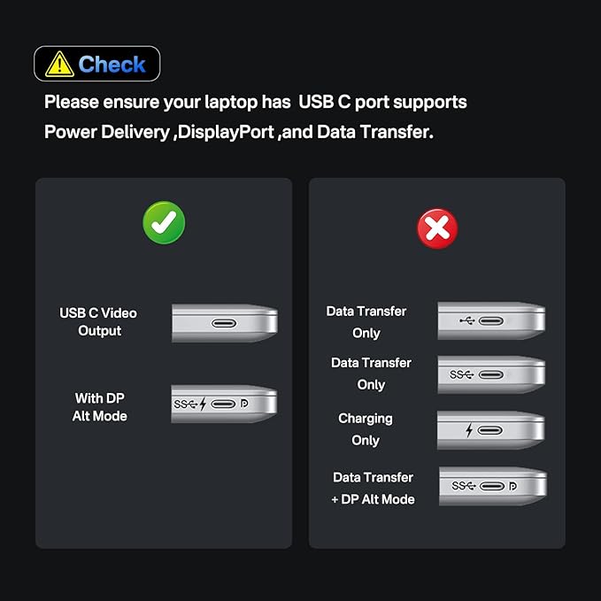 ACASIS USB C Docking Station Dual Monitors,8-in-1 Laptop Docking Station with Dual HDMI +VGA +2 * 5G USB-A/C+3.5MM Audio+PD100W, USB C HUB multiport Adapter for Dell/HP/Lenovo ThinkPad（Gray）