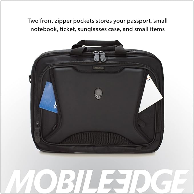Mobile Edge Orion 2.0 Messenger Bag, Specifically Designed for Alienware Gaming Laptops 17" - Checkpoint Friendly, ME-AWMC2.0