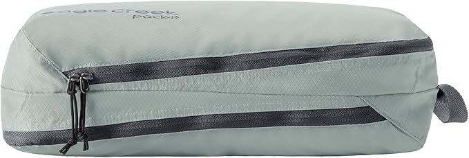 Eagle Creek Pack-It Isolate Carry-On Set - Compact Compression Cube Set for Optimizing Luggage Space - Convenient Top Handle - Internal Storage Divider - Water-Resistant - Washable - Storm Grey