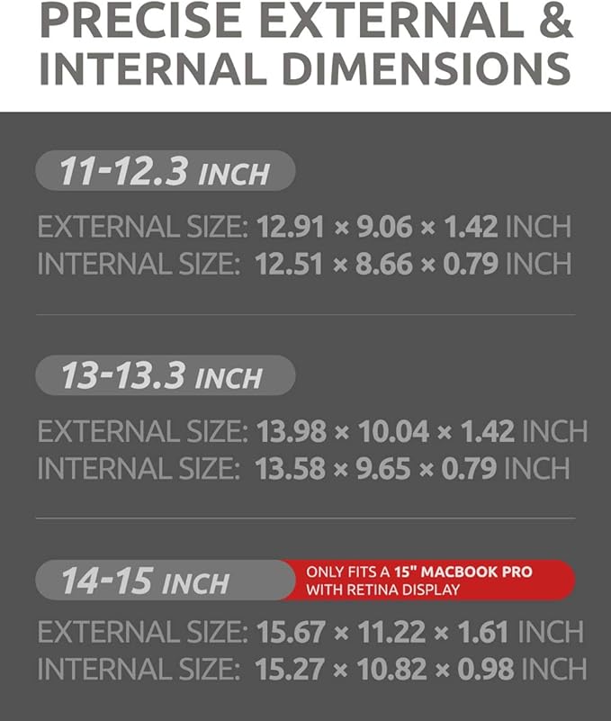 360° Protective Laptop Sleeve for 14-15 inch New MacBook Air/Pro M2 A2941 2023, 15 Inch Microsoft Surface Laptop 5/4/3, Dell XPS 15 Plus, 15'' MacBook Pro A1990 A1707, Water-Resistant Case Bag