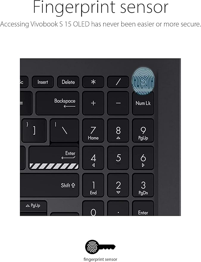 ASUS Vivobook S 15 2023 Laptop 15.6" FHD OLED 14-Core 12th Intel Core i7-12700H 32GB DDR4 1TB SSD Iris Xe Graphics Thunderbolt 4 Wi-Fi 6E Backlit Keyboard Fingerprint Windows 11 Pro w/ONT 32GB USB