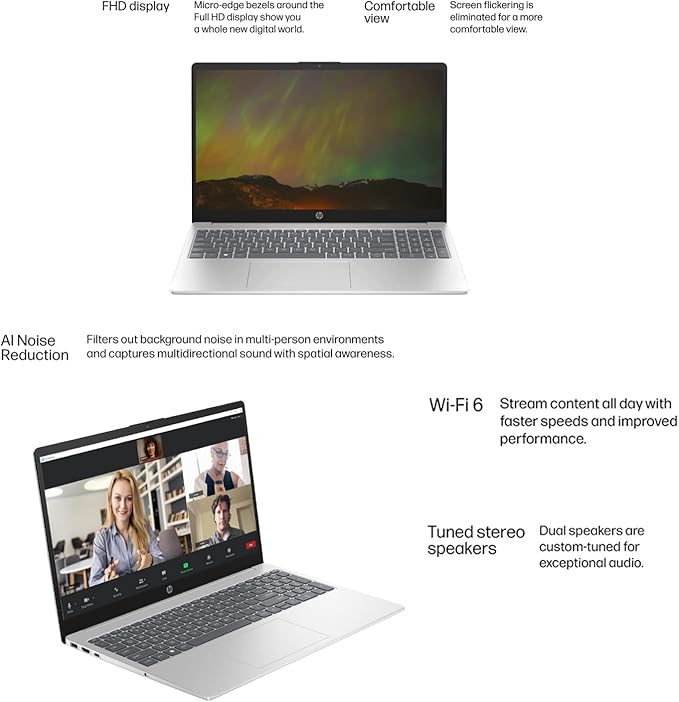 HP Pavilion 15.6" FHD Business Laptop | Intel Core i7-1255U up to 4.7GHz | 40GB RAM - 2TB PCIe SSD | Intel Iris Xe Graphics | Webcam | Wi-Fi 6 | USB-C | Ethernet Port | Windows 11