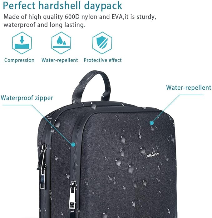Smatree 15.6 -16 inch Waterproof Man Tech Backpack for MacBook Pro M4 2024 /M3 2023/M2 A2991 A2780 A2485,ROG Zephyrus G15/Zephyrus Duo 15 SE, IdeaPad Gaming 3,ASUS TUF F15/A15 Hard Travel Carrying Bag