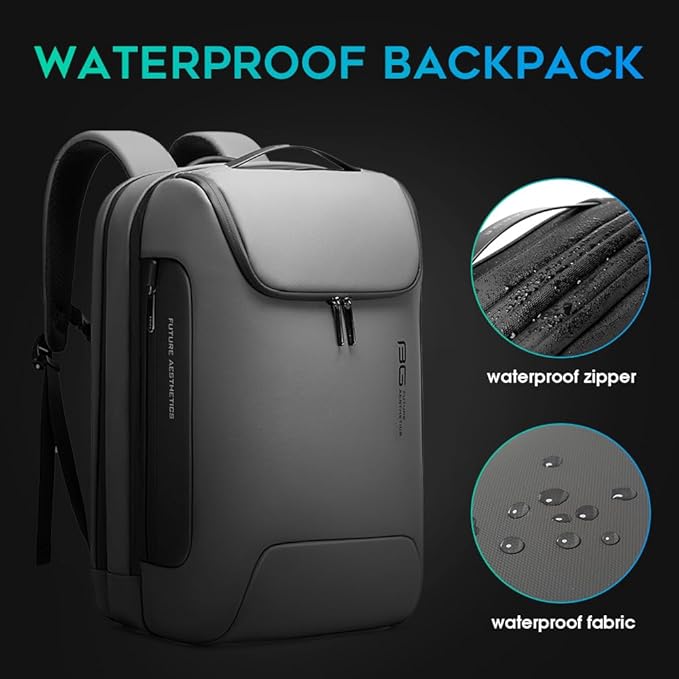 BANGE Anti Theft Backpack With TSA Lock,Waterproof Backpacks With YKK Zipper, High Tech Business Backpack For Men And Women, Laptop Backpack Fits For 17.3 Inch Notebook…