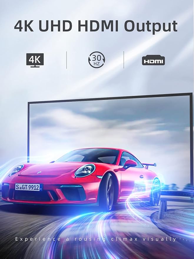 Tiergrade USB C Hub, 7 in 1 USB C to HDMI Multiport Adapter with HDMI, 100W PD, 3 USB-A 5 Gbps, TF/SD Card Reader, USB C Dock for MacBook Air/Pro, XPS, and More Type-C Device