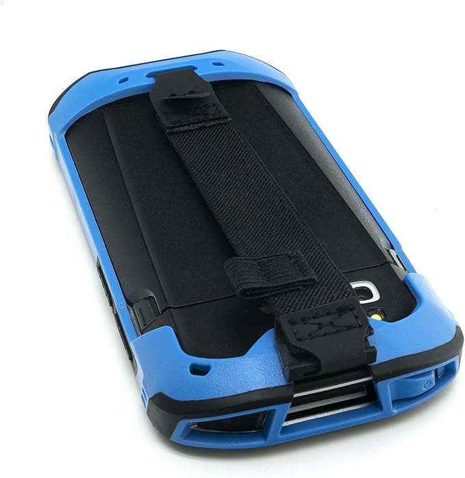IYOUBOL Protective Cover Bumper Case Rugged Boot with Hand Strap for Zebra TC51 TC510K TC52 TC56 TC57 (Blue)