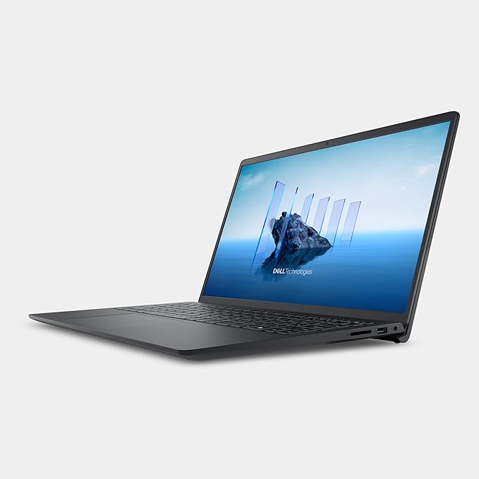 Dell 15 Laptop DC15255-15.6-inch FHD 120Hz Display, AMD Ryzen 5-7520U, 8GB LPDDR5 RAM, 512GB SSD, AMD Radeon 610M Graphics, Windows 11 Home, Onsite Service - Carbon Black