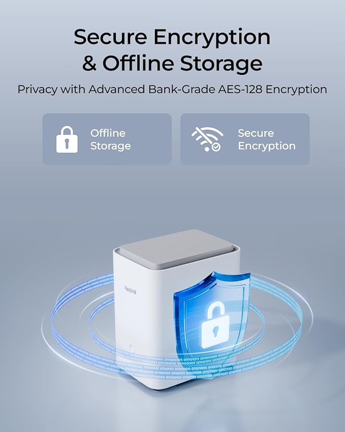 REOLINK Home Hub Pro, Centralized Control for up to 24 REOLINK Security Cameras, up to 16TB HDD Storage, 2TB HDD Included, AES-128 Encryption, 16MP Streaming, Wi-Fi 6, 120dB Siren. No Monthly Fees