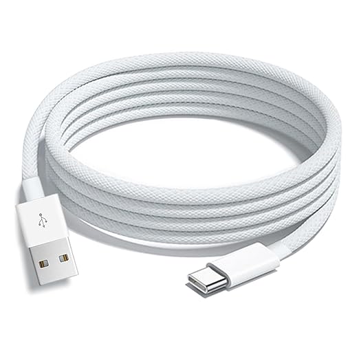 6ft USB A to USB C CarPlay Cable for iPhone 15/16/17, 15 16 17 Pro Max, 15/16 Plus, iPhone 16E,17Air, AirPods 4/AirPods Pro (2nd/3rd Gen),iPad 10th Gen, iPad Pro 12.9/11,Air 5th/4th Car Charging Cable