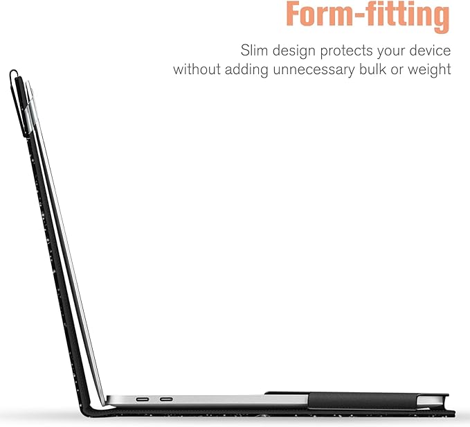 Fintie Sleeve Case Cover for MacBook Air 13.6 A3240 A3113 A2681 M4 M3 M2, Air 13 A2337 (M1) / A2179 / A1932, MacBook Pro 13 A2338 (M2 M1) / A2251 / A2289 / A2159 / A1989 / A1706 / A1708, GlitterBlack