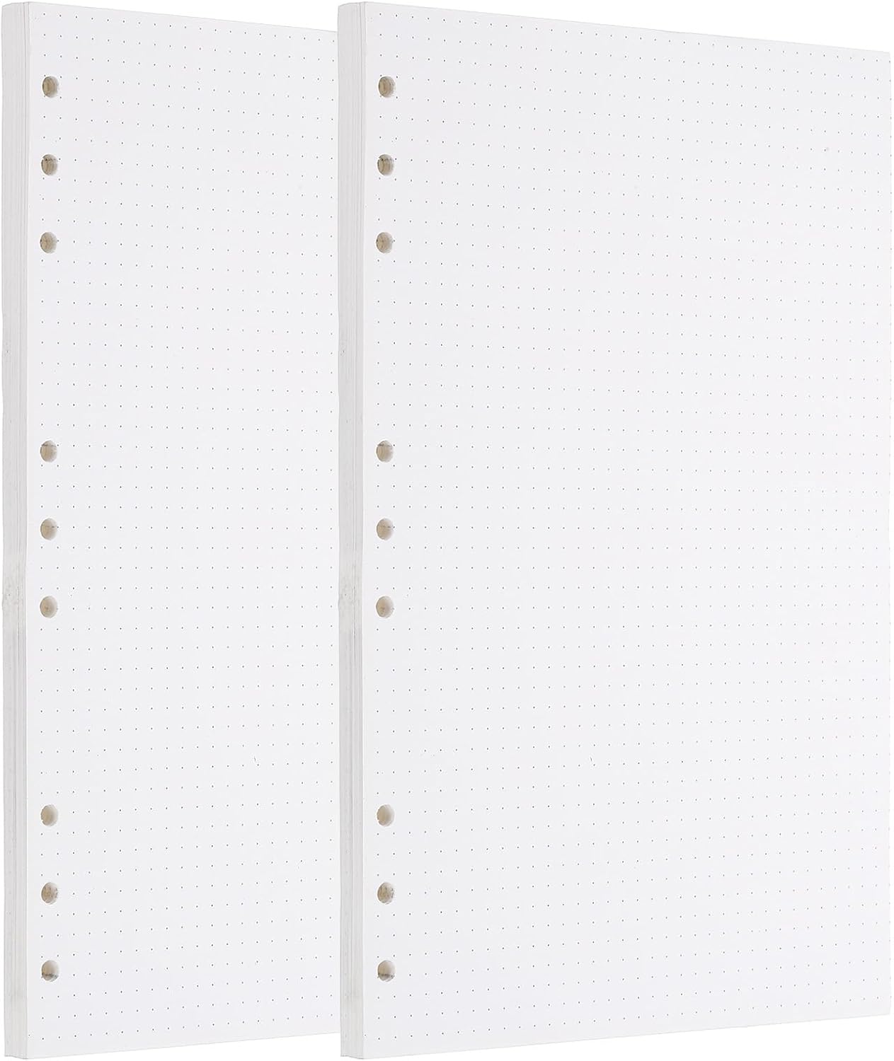 PATIKIL B5 Dot Grid Paper 9-Ring Binder Loose Leaf Planner Filler Paper Planner Inserts, 160 Sheets/320 Pages, Lined