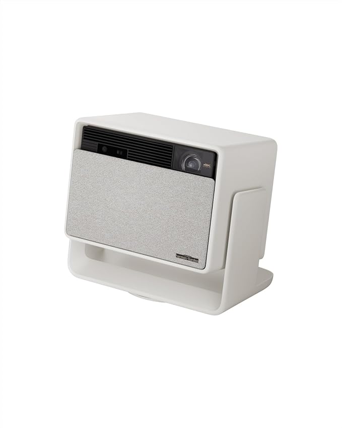 XGIMI HORIZON S Pro 2024 NEW 4K Projector, Dolby Vision, 1800 ISO Lumens, 110% BT.2020, Built-in Flexible Stand, Intelligent Screen Adaption, 2 x 12W Harman Kardon