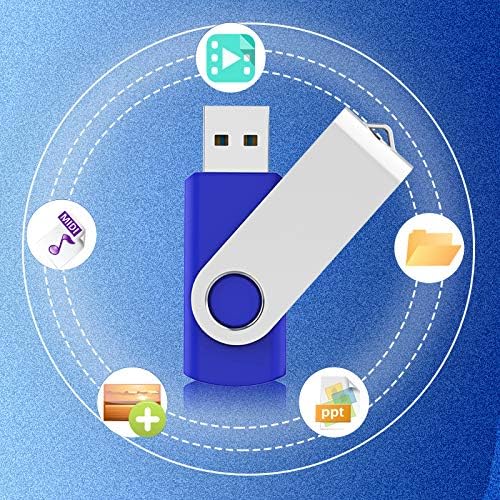 KEXIN USB 3.0 Flash Drive 64GB 10 Pack Thumb Drive 64G USB Drive USB 3.0 Drive 64 GB with LED Indicator