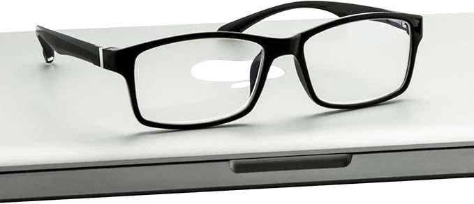 TruVision Readers - 9601 Computer Reading Glasses w Blue Light, Anti Reflective, Acrylic Lenses