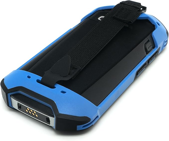 IYOUBOL Protective Cover Bumper Case Rugged Boot with Hand Strap for Zebra TC51 TC510K TC52 TC56 TC57 (Blue)