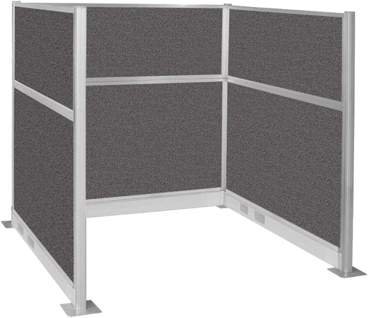 Versare Pre-Configured Hush Panel Electric Cubicle | Workstation Divider Walls | Cubicle Privacy Panels | Office Partition Walls