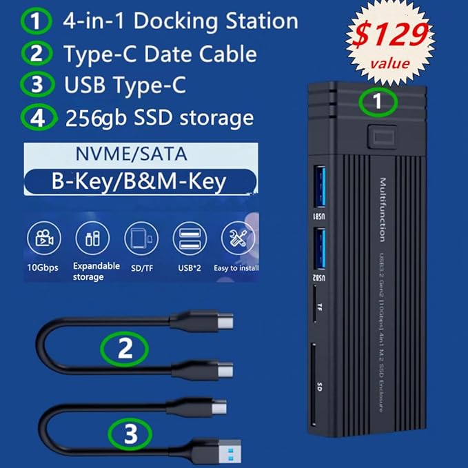 ASUS 11.6" HD 2 in 1 Touchscreen Laptop, Intel Celeron N100 Processor, 4GB RAM 128GB SSD, 256gb 9H Docking Station, Webcam, Wi-Fi 6, Bluetooth 5.1, HDMI, Windows 11 Pro, Mineral Gray