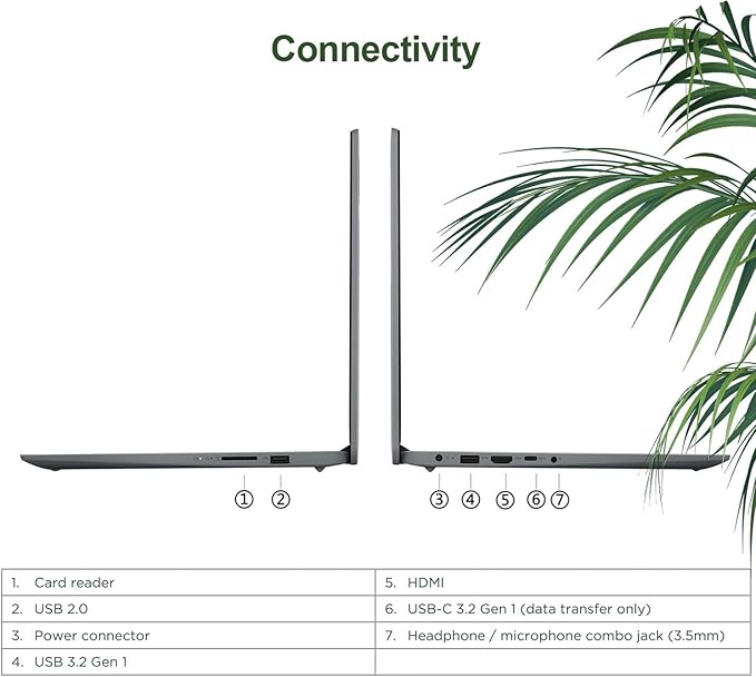 Lenovo IdeaPad 1 Home Laptop, 15.6" FHD Display, Intel Celeron Dual Core Processor, 8GB RAM, 256GB Storage(128GB eMMC+128GB PCIe), 1 Yr Office 365, Wi-Fi 6, W11H, Additional 1 Yr ADP