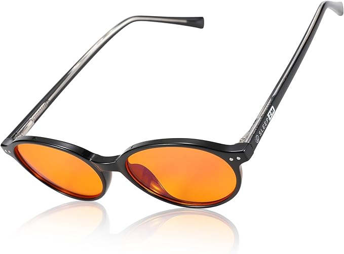 100% Blue Light Blocking Glasses - Women + Men - Better Sleep - Anti Eye Strain Protection - Computer Screens Gaming