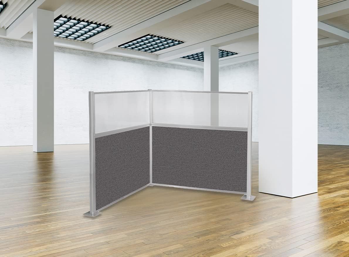 Versare Hush Panel Cubicle Kit | Workstation Partition Walls | Sound Dampening Cubicle Walls | Partitions for Desks