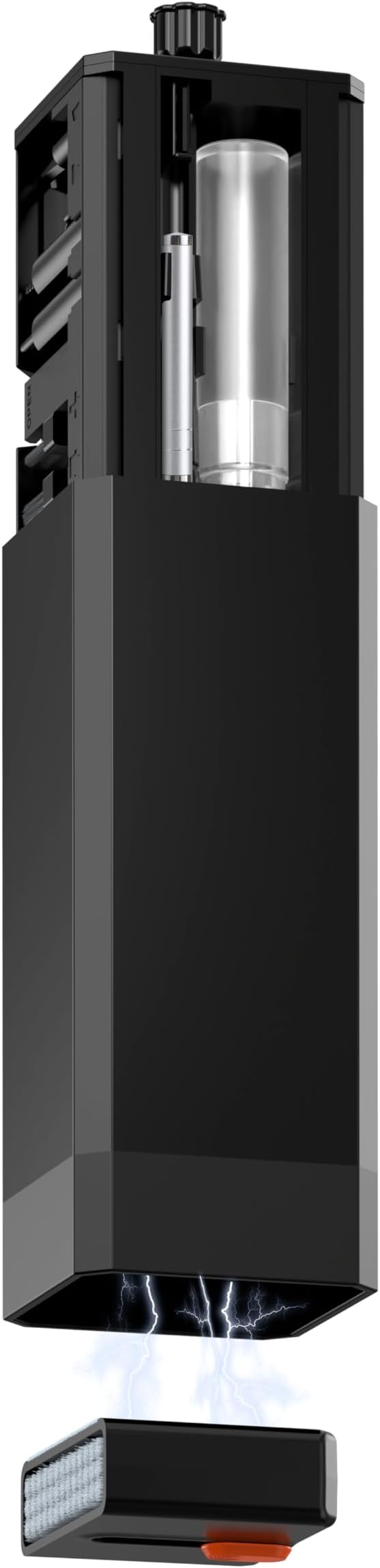 32-in-1 Multi-Functional Cleaning Kit for Electronics inlcuding Headphones,Mobile Phones,Computer,Monitor,Lens and etc, Compact and Portable Design (Black)