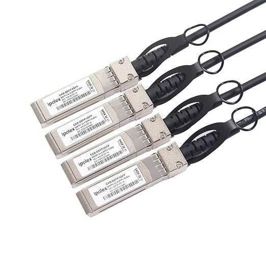 ipolex 40G QSFP+ to 4x10G SFP+ Breakout DAC Twinax Cable for Cisco QSFP-4SFP10G-CU0.5M, 0.5-Meter(1.6ft), 40GBASE-CR4 Direct Attach Copper(DAC) Passive Copper Cable, for Cisco, Ubiquiti and More