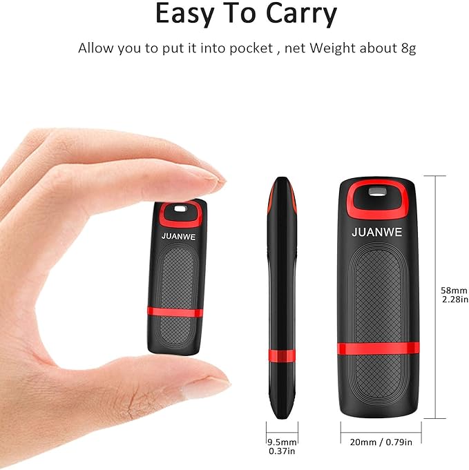 128GB USB 3.0 Flash Drive, JUANWE USB Stick Thumb Drive Memory Stick 3.0 High Speed Jump Drive Portable Pen Drive with LED Indicator for PC Laptop Backup Storage Data(Red-Black)