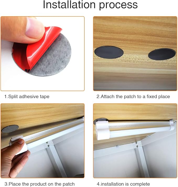 LETOUR LED Tube Magnetic Light Work Lights 6000Lumens 10400mAh 5 Lighting Options Camping Lantern USB Rechargeable Portable Battery Powered Lights with 2 Magnets Endurance for 80 Hours