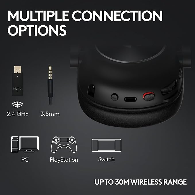 Logitech G Pro X TKL Lightspeed Wireless Gaming Keyboard, Tactile + G Pro X 2 Lightspeed Wireless Gaming Headset Bundle - White